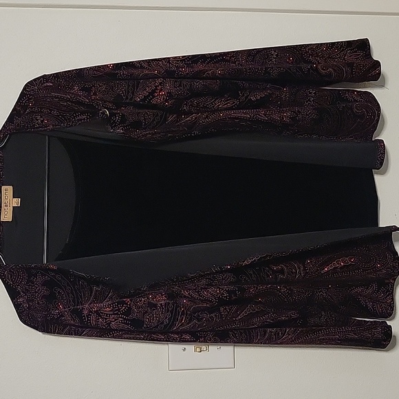 Beautiful Notations Stretch Velvet Top Plus Size - Picture 10 of 11